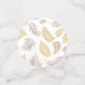 Muster tropischer Blätter 7 Konfetti (Klein Vorderseite)