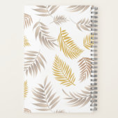 Muster tropischer Blätter 7 Notizblock (Rückseite)