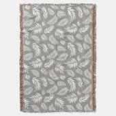 Muster tropischer Blätter 9 Decke (Vorderseite Vertikal)