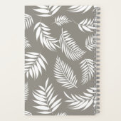 Muster tropischer Blätter 9 Notizblock (Rückseite)