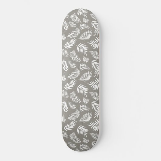 Muster tropischer Blätter 9 Skateboard (Vorderseite)