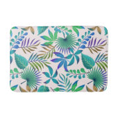 Muster tropischer Blätter Badematte (Vorderseite)
