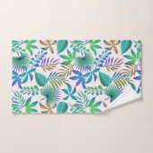 Muster tropischer Blätter Badhandtuch Set (Handtuch)