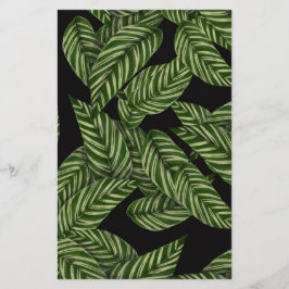 Muster tropischer Blätter Briefpapier