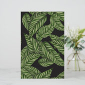 Muster tropischer Blätter Briefpapier (Stehend Vorderseite)