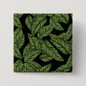 Muster tropischer Blätter Button (Vorderseite)