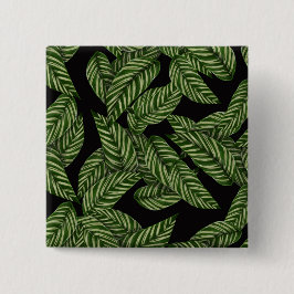 Muster tropischer Blätter Button