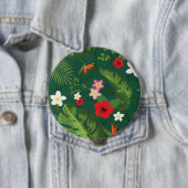 Muster tropischer Blätter Button (Beispiel)
