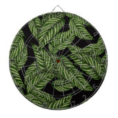Muster tropischer Blätter Dartscheibe (vorne)