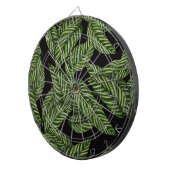 Muster tropischer Blätter Dartscheibe (Vorderseite rechts)