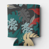 Muster tropischer Blätter Dosenkühler (Rückseite)