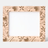 Muster tropischer Blätter Geätzte Rahmen (Vorderseite)