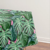 Muster tropischer Blätter - Grüne Folien Tischdecke (Beispiel)