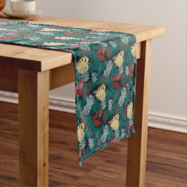 Muster tropischer Blätter Kurzer Tischläufer