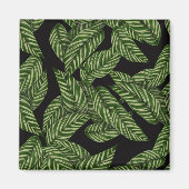 Muster tropischer Blätter Magnet (Vorne)