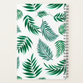 Muster tropischer Blätter Notizblock (Rückseite)