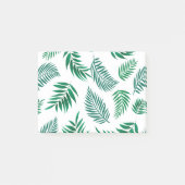 Muster tropischer Blätter Post-it Klebezettel (Vorderseite)