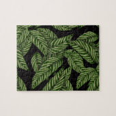 Muster tropischer Blätter Puzzle (Horizontal)
