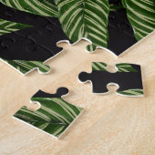 Muster tropischer Blätter Puzzle (Seite)