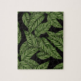 Muster tropischer Blätter Puzzle