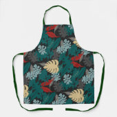 Muster tropischer Blätter Schürze (Vorderseite)