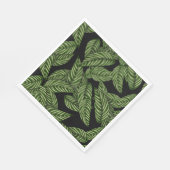 Muster tropischer Blätter Serviette (Ecke)