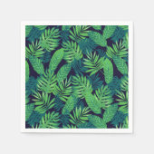 Muster tropischer Blätter Serviette (Vorderseite)