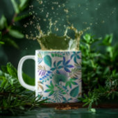 Muster tropischer Blätter Tasse