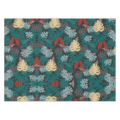 Muster tropischer Blätter Tischdecke (Vorderseite (Horizontal))