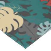 Muster tropischer Blätter Tischdecke (Schrägansicht)