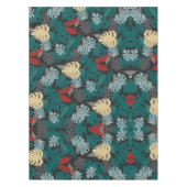 Muster tropischer Blätter Tischdecke (Vorderseite)