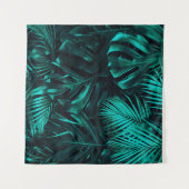 Muster tropischer Blätter Wandteppich (Vorderseite (Horizontal))