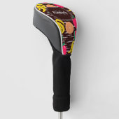 Muster tropischer Früchte Golf Headcover (angewinkelt)