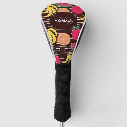 Muster tropischer Früchte Golf Headcover (Vorderseite)