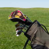 Muster tropischer Früchte Golf Headcover (In SItu)