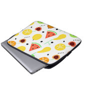 Muster tropischer Früchte Laptopschutzhülle (Vorne Knopf)
