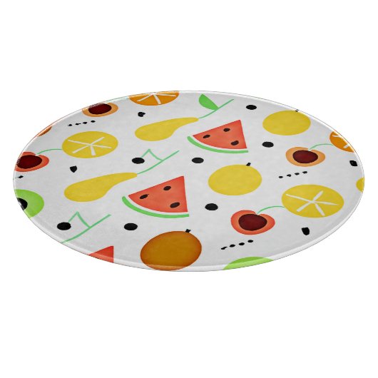Muster tropischer Früchte Schneidebrett (Ecke)