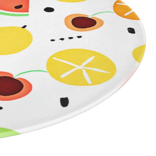 Muster tropischer Früchte Schneidebrett (Ecke)