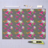 Muster tropischer Hummingvögel und Blume Seidenpapier (Handwerk)