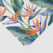 Muster tropischer Pflanze und Blume Seidenpapier (Detail)