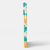 Muster Tropisches Fruchtwasser Ananas iPhone Hülle (Linke Seite)