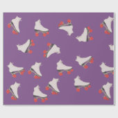 Muster-Umschlagpapier für Roller-Skate Geschenkpapier (Flach)