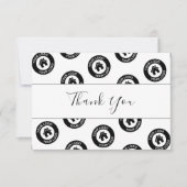 Muster und Botschaft für kundenspezifische Firmenz Dankeskarte (Vorderseite)