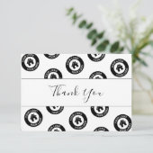 Muster und Botschaft für kundenspezifische Firmenz Dankeskarte (Stehend Vorderseite)