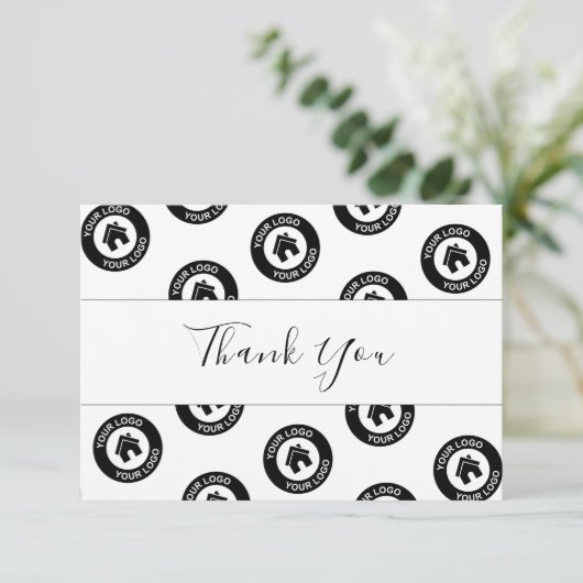 Muster und Botschaft für kundenspezifische Firmenz Dankeskarte (Stehend Vorderseite)