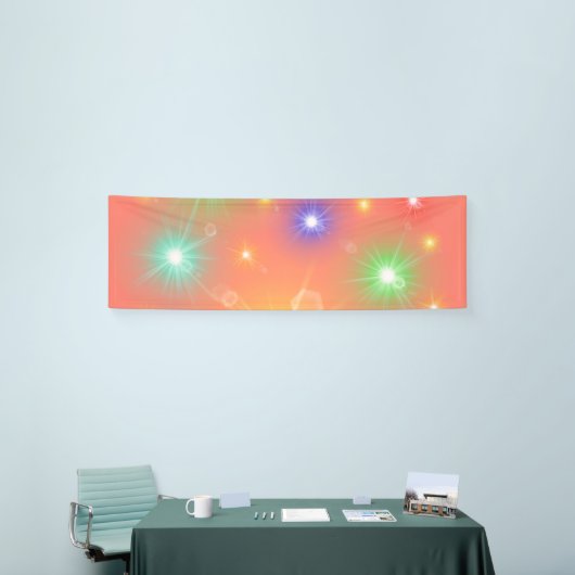 Muster und farbige Lichter Banner (Messeveranstaltung)
