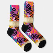 MUSTER UND GOLD SOCKEN (Rechts)