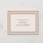 Muster und Grenzen 1 Einladung zum Mittagessen (Vorne/Hinten)