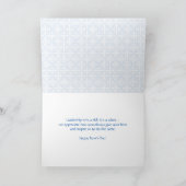 Muster und Grenzen 2 Boss's Day Card Dankeskarte (Innenseite)