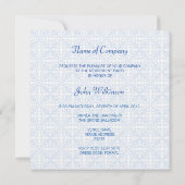 Muster und Grenzen 2 Party Einladung für die Alter (Rückseite)